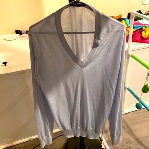 Light blue Dolce & Gabbana cashmere sweater